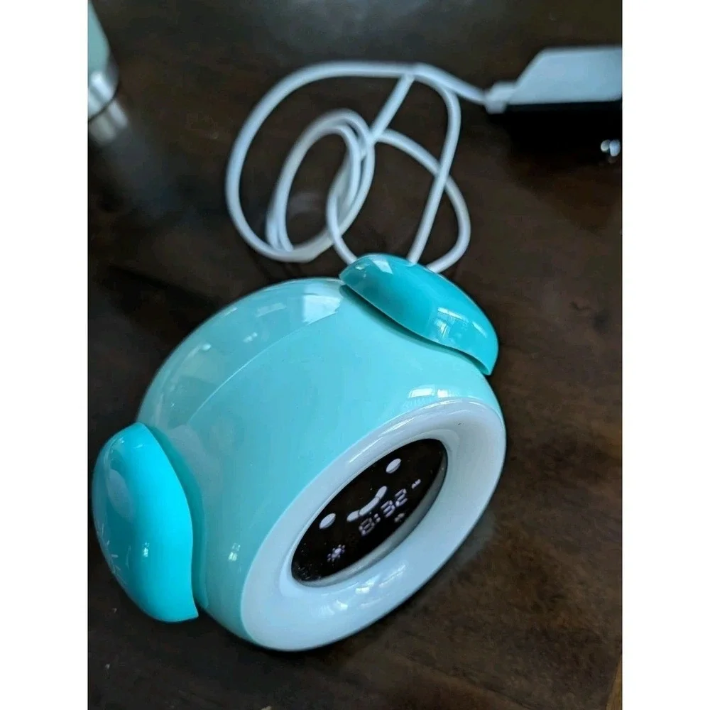 Little Hippo Ready to Rise Childrens Alarm Clock Night Light Sleep Trainer